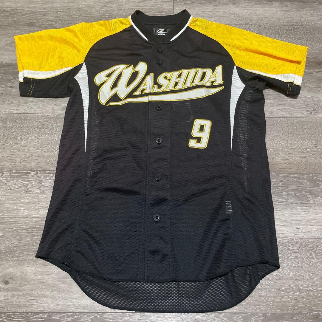 日本製 美品 REWARD WASHIDA 9 刺繍デザイン 野球 ユニフォーム