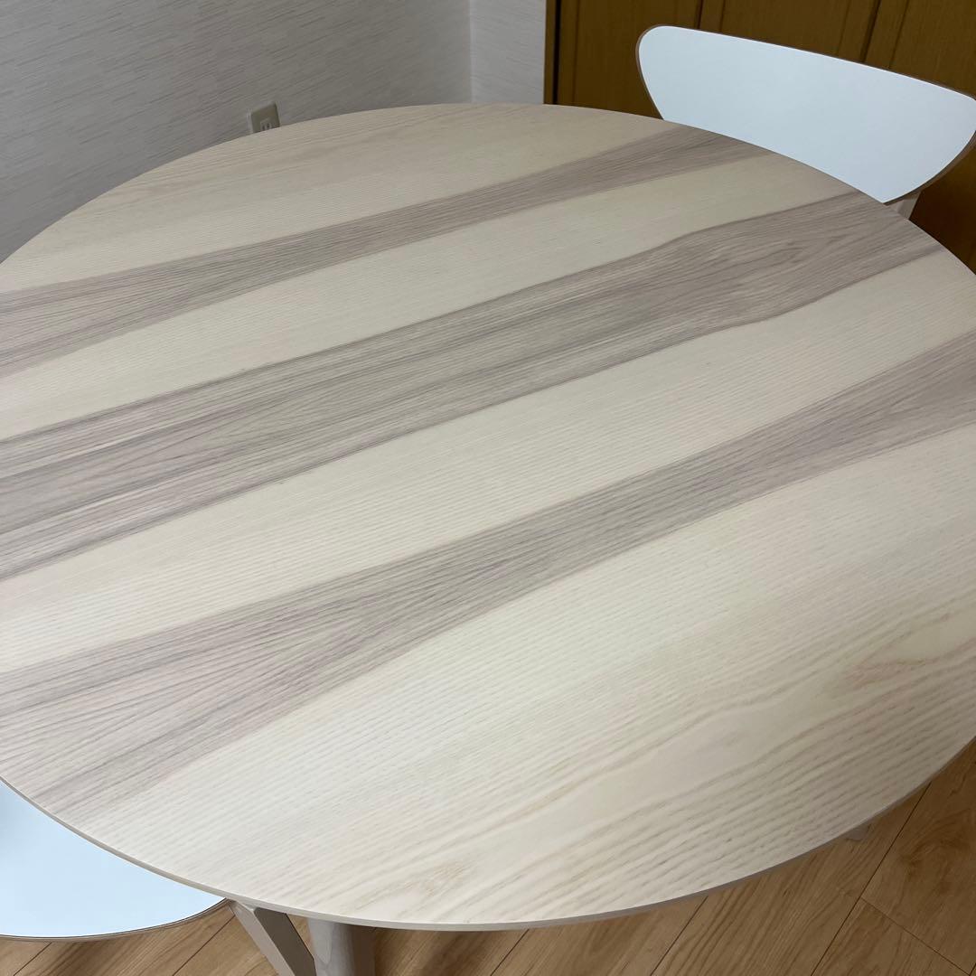 IKEA LISABOリーサボー ダイニング丸テーブル 105cm 北欧 4人用