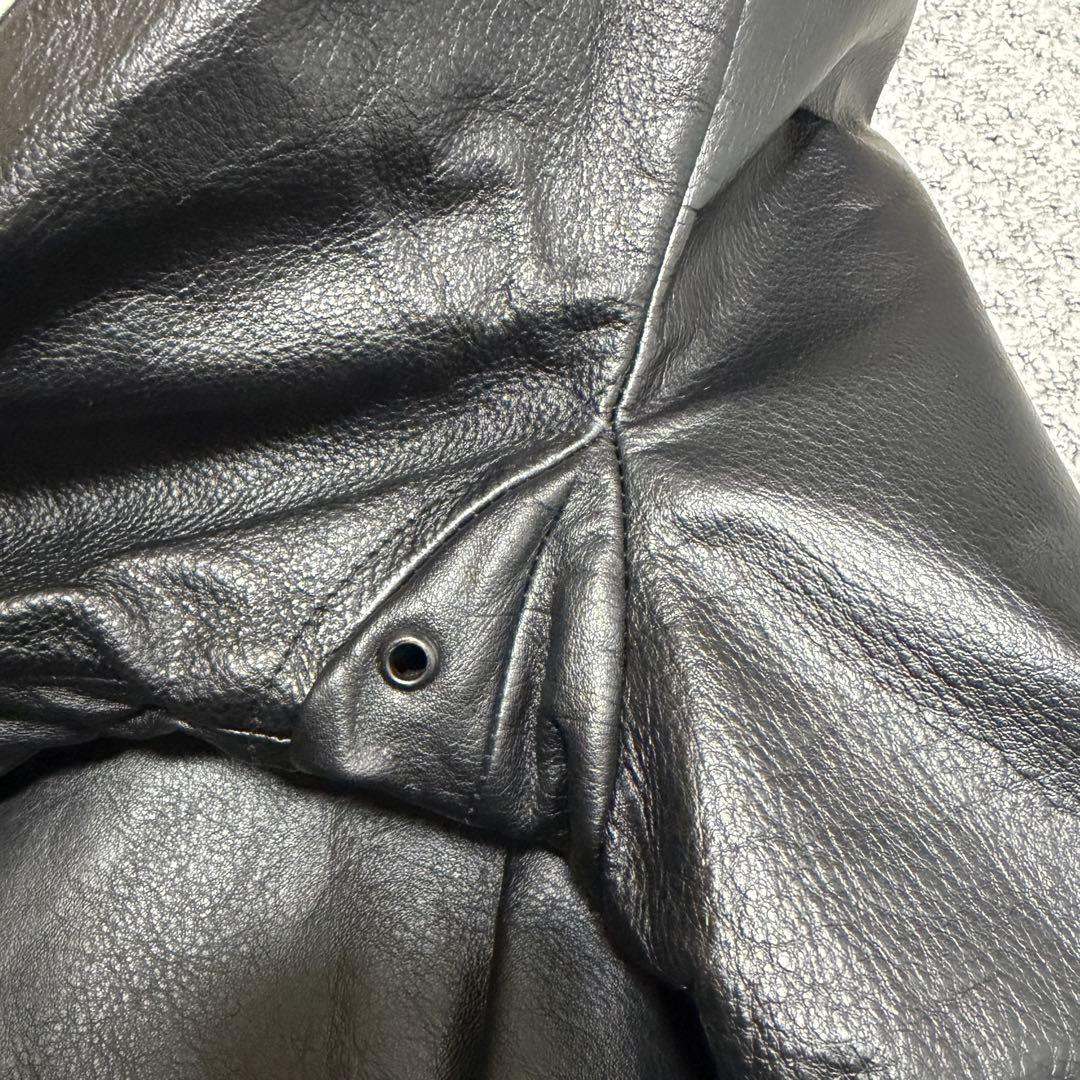 希少 00s EVERLAST エバーラスト レザージャケット ブルゾン 牛革