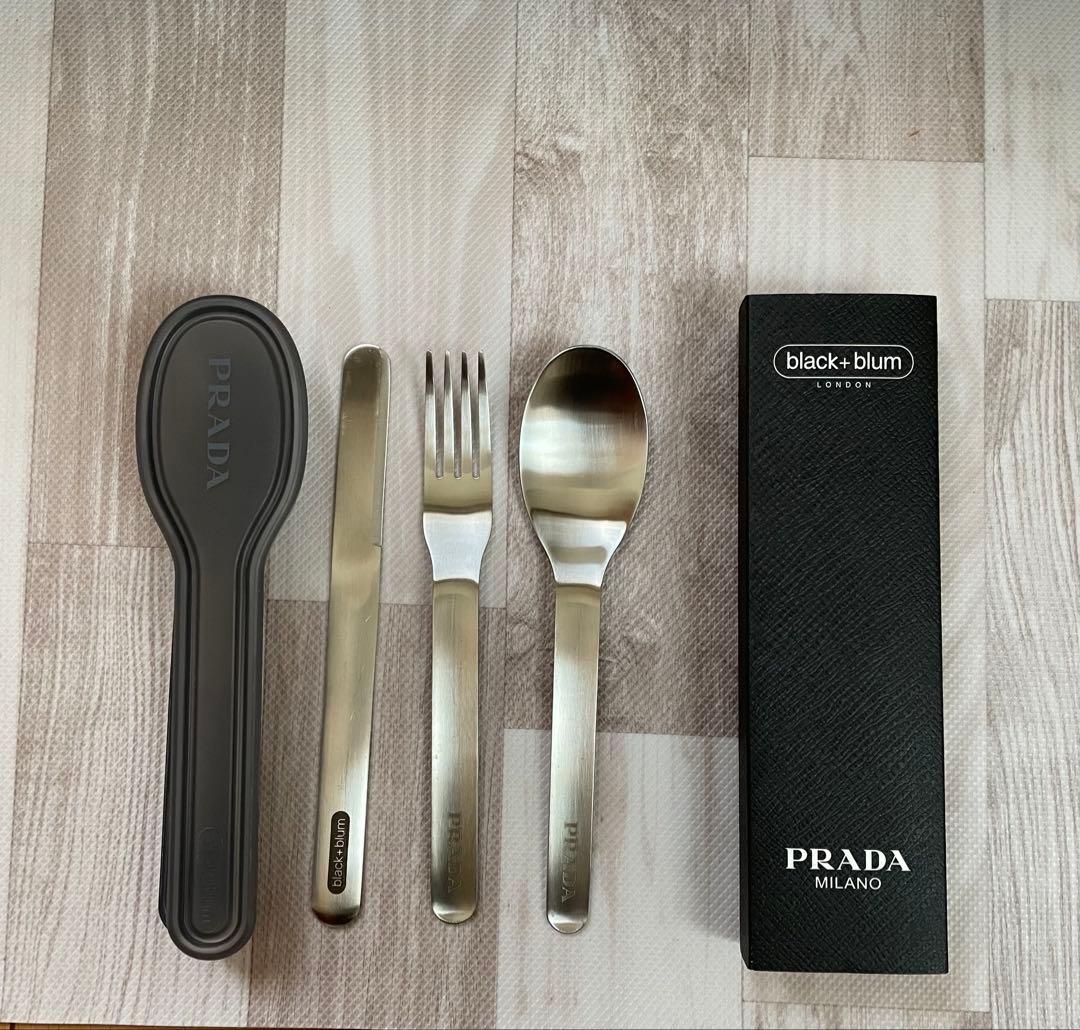 【新品】PRADA プラダblack+blum カトラリーセット