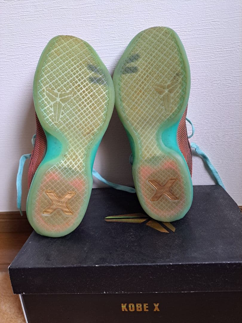 Nike Kobe X オレンジ/ミント