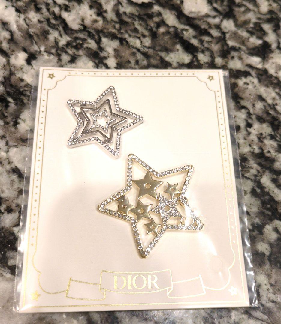 ディオール Dior ヘアクリップ　2025 ホリデー ノベルティ星型 スター