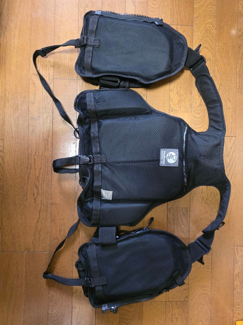 Pazdesign Saltwater Line フィッシングベスト ブラック
