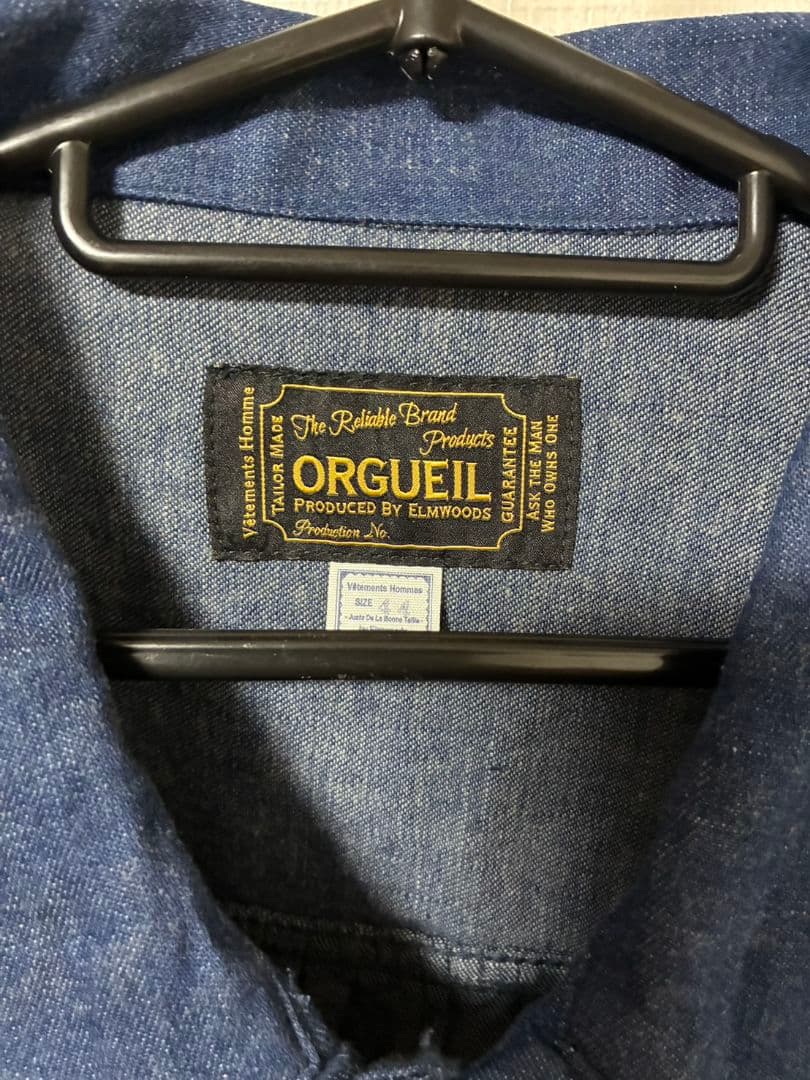 【新品】ORGUEIL オルゲイユ デニムジャケット サイズ44