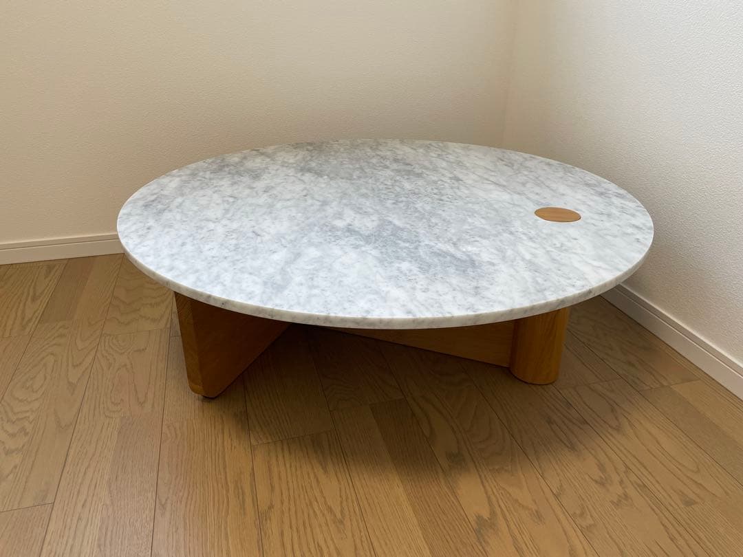 【値下げ交渉可】ACTUS 大理石センターテーブル 美品
