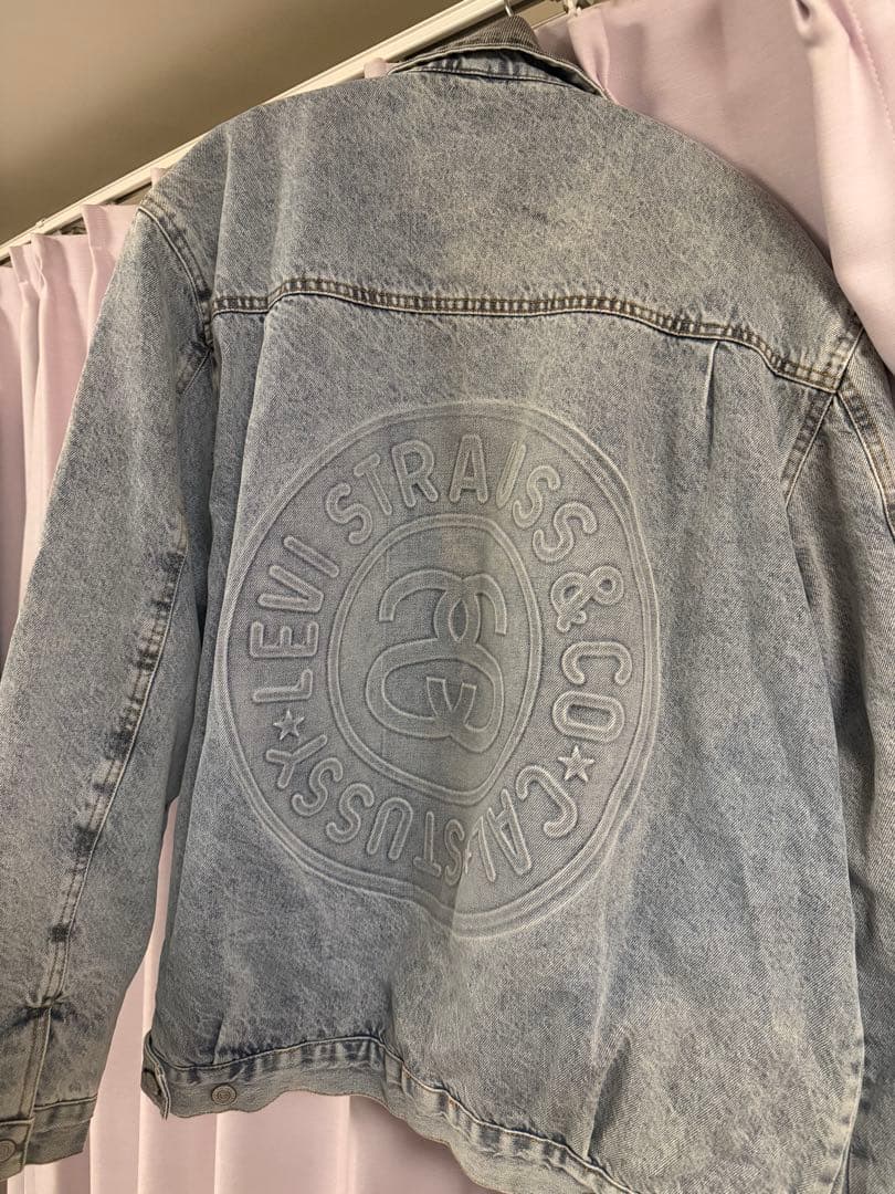 Stussy × LEVI'S デニムジャケット XL