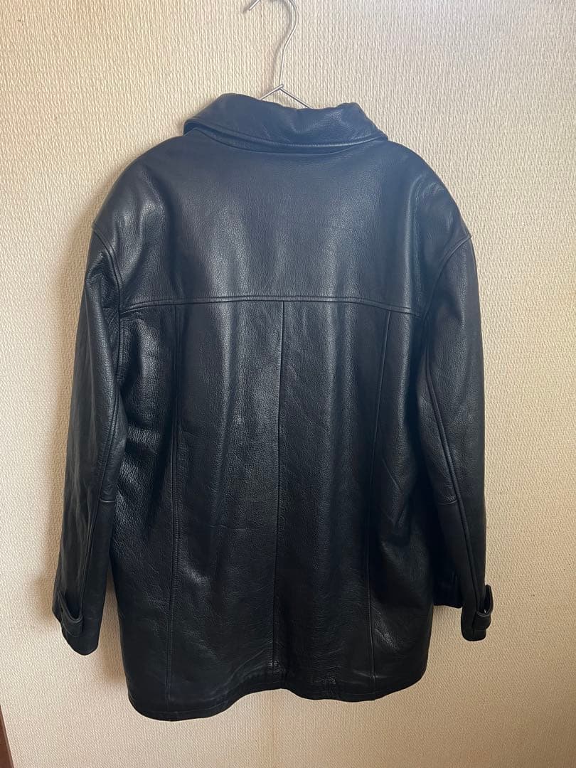 GUESS レザーカーコート