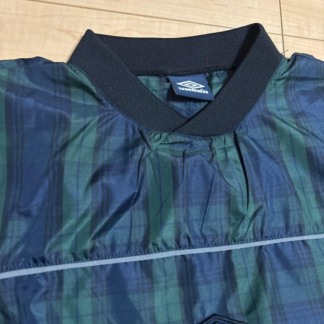 FREAK’S STORE UMBRO ブラックウォッチ ナイロンプルオーバー