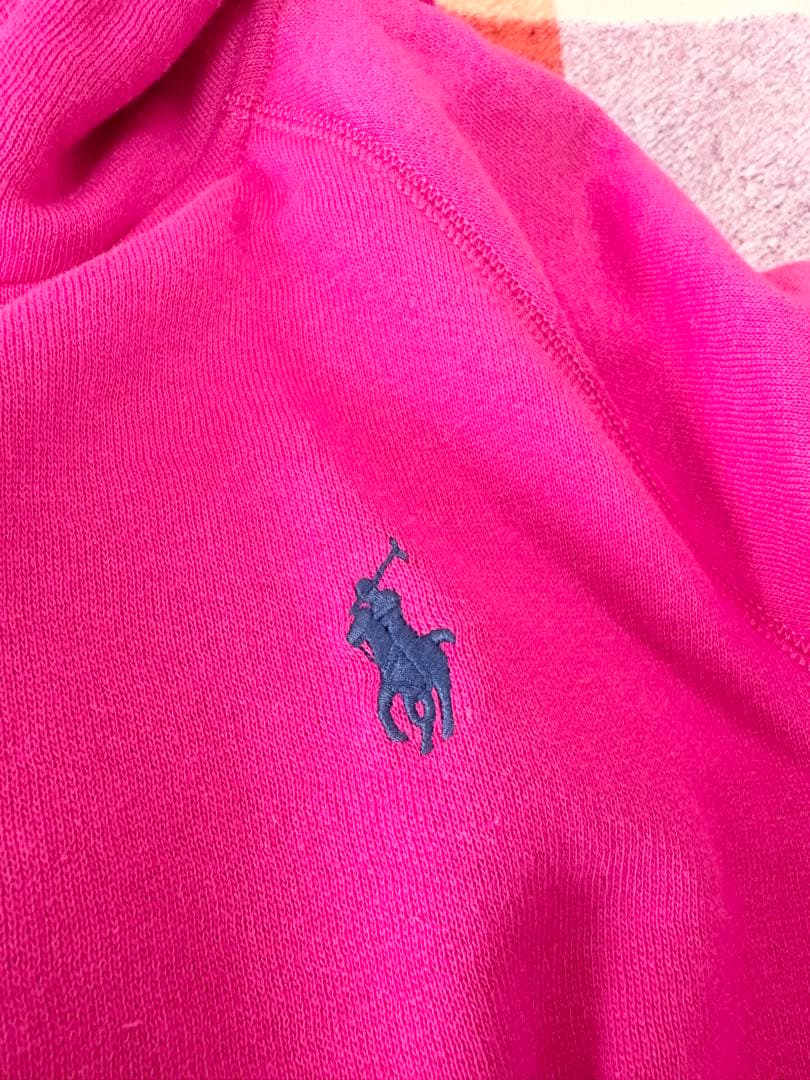 ❤️新品未使用❤️POLO RALPH LAURENポニー裏起毛パーカーSPピンク