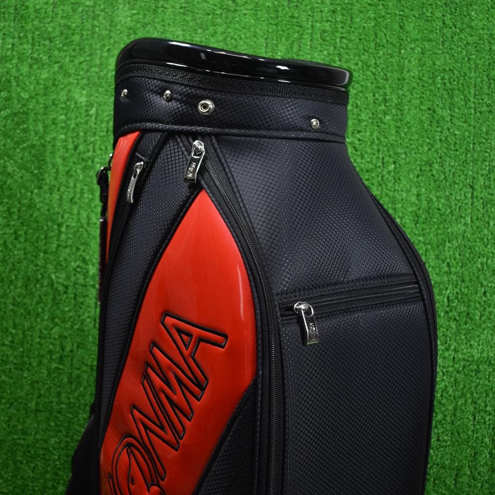 HONMA GOLF/ホンマ スリム キャディバッグ8.5型【黒/赤】新品！