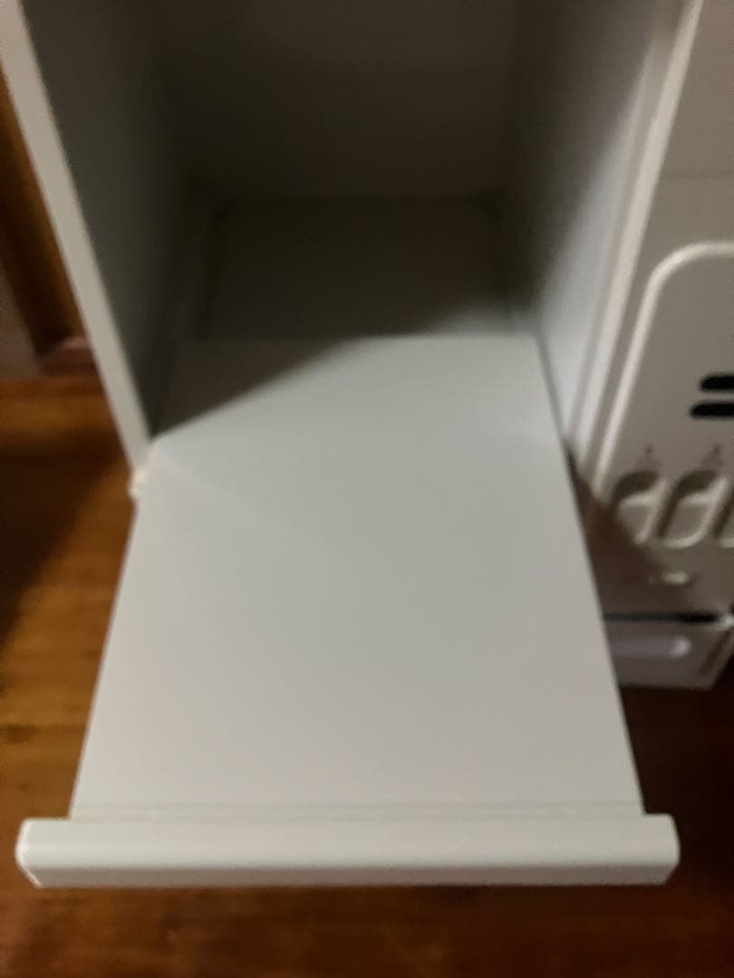 エムケー精工 レンジ台 SK-206★米びつ12kg付 キッチンボード 白　美品