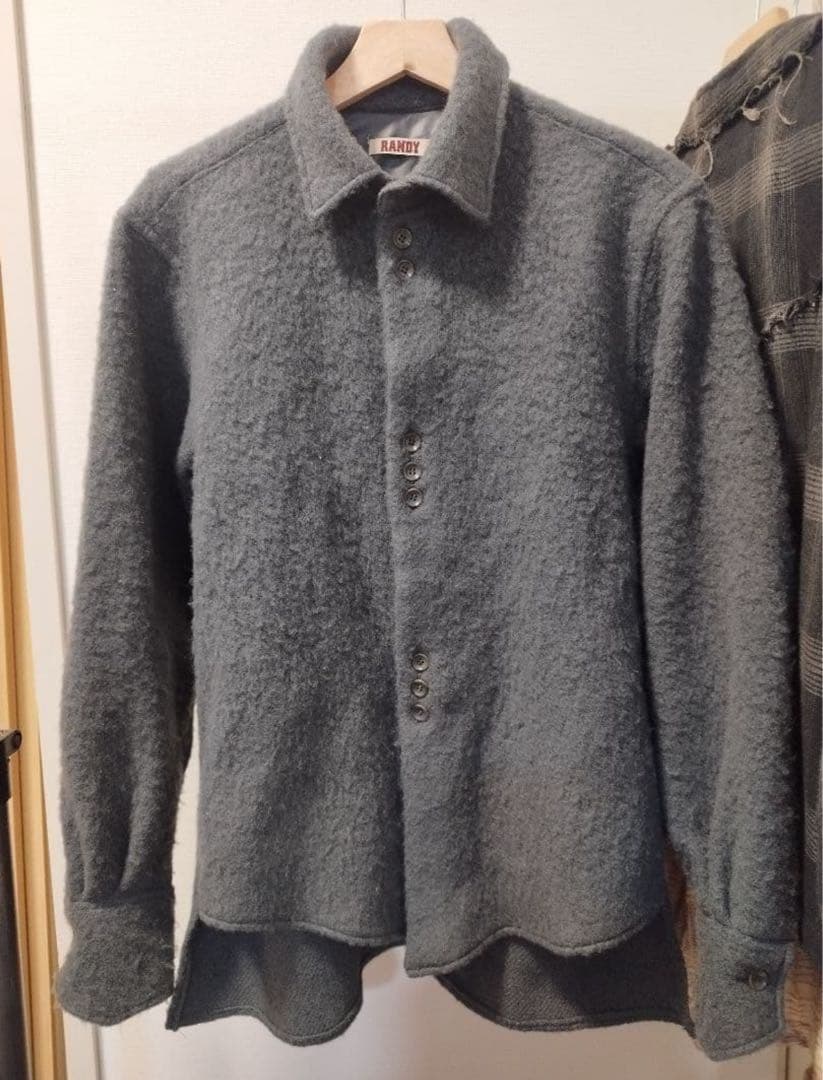 RANDY 22AW Ship3 pocket shirt ニットシャツ