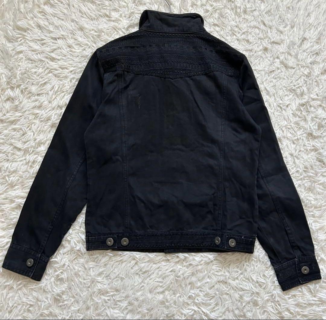 00s デニムジャケット ブラックウォッシュ加工 vintage archive