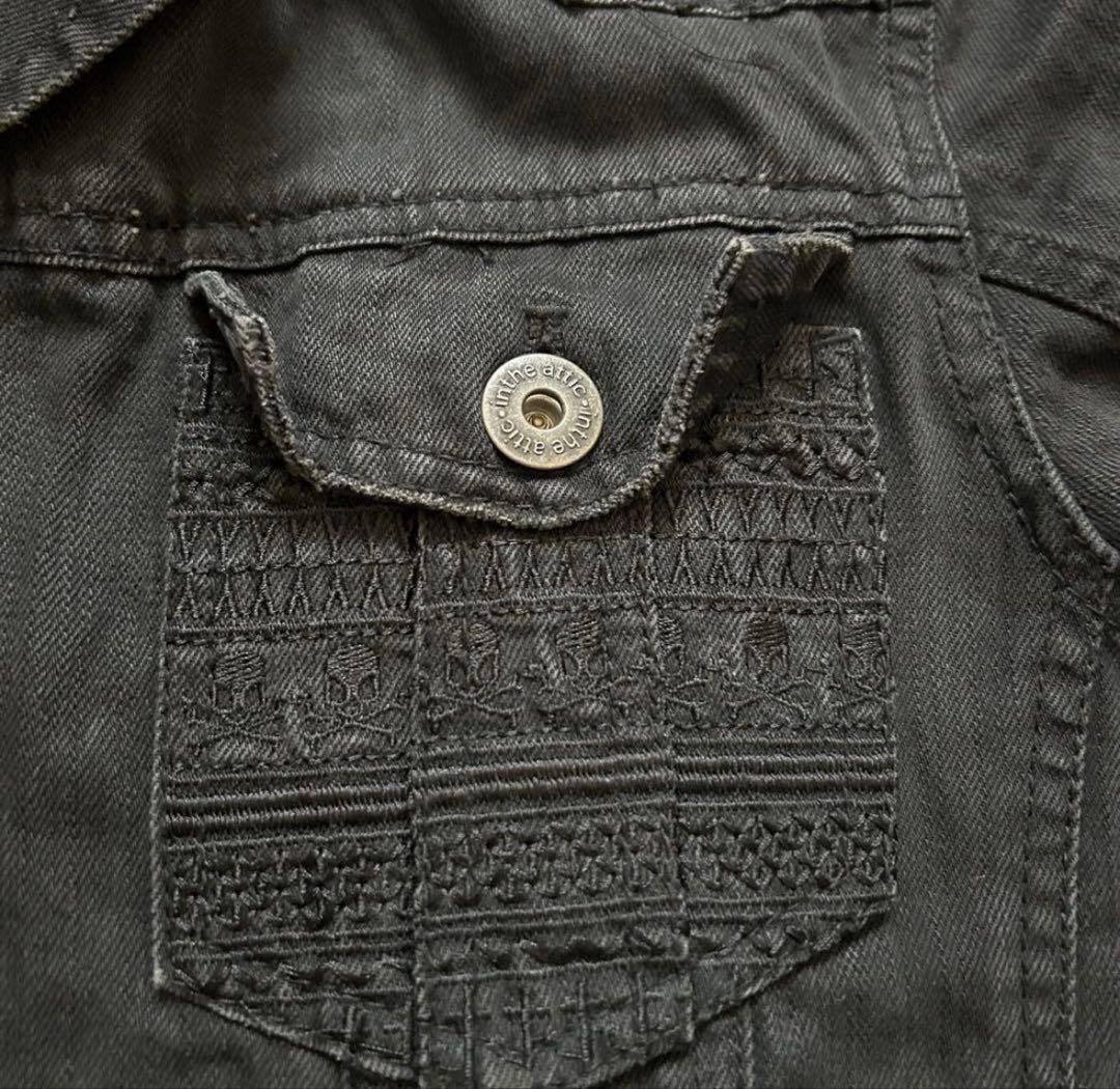 00s デニムジャケット ブラックウォッシュ加工 vintage archive