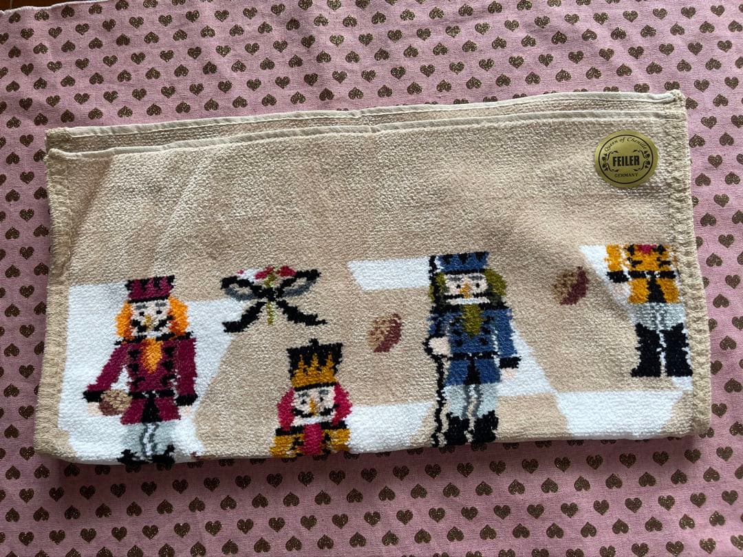 フェイラー★くるみ割り人形★フェイスタオル★超レア★FELER