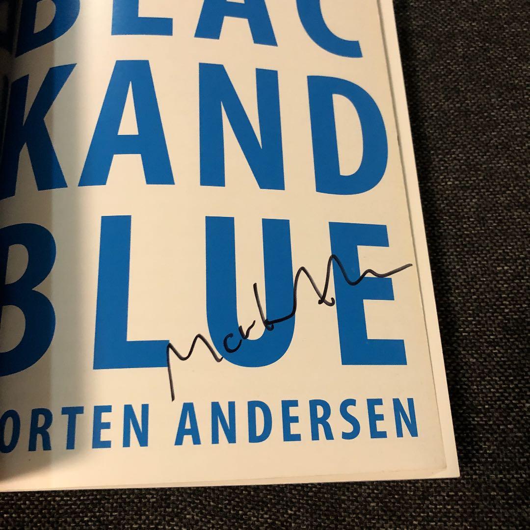 【サイン入り】BLACK AND BLUE Morten Andersen