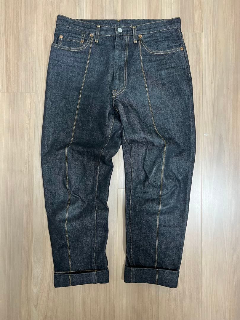 に*ろ様 yohji yamamoto テーパードデニムパンツ SIZE3