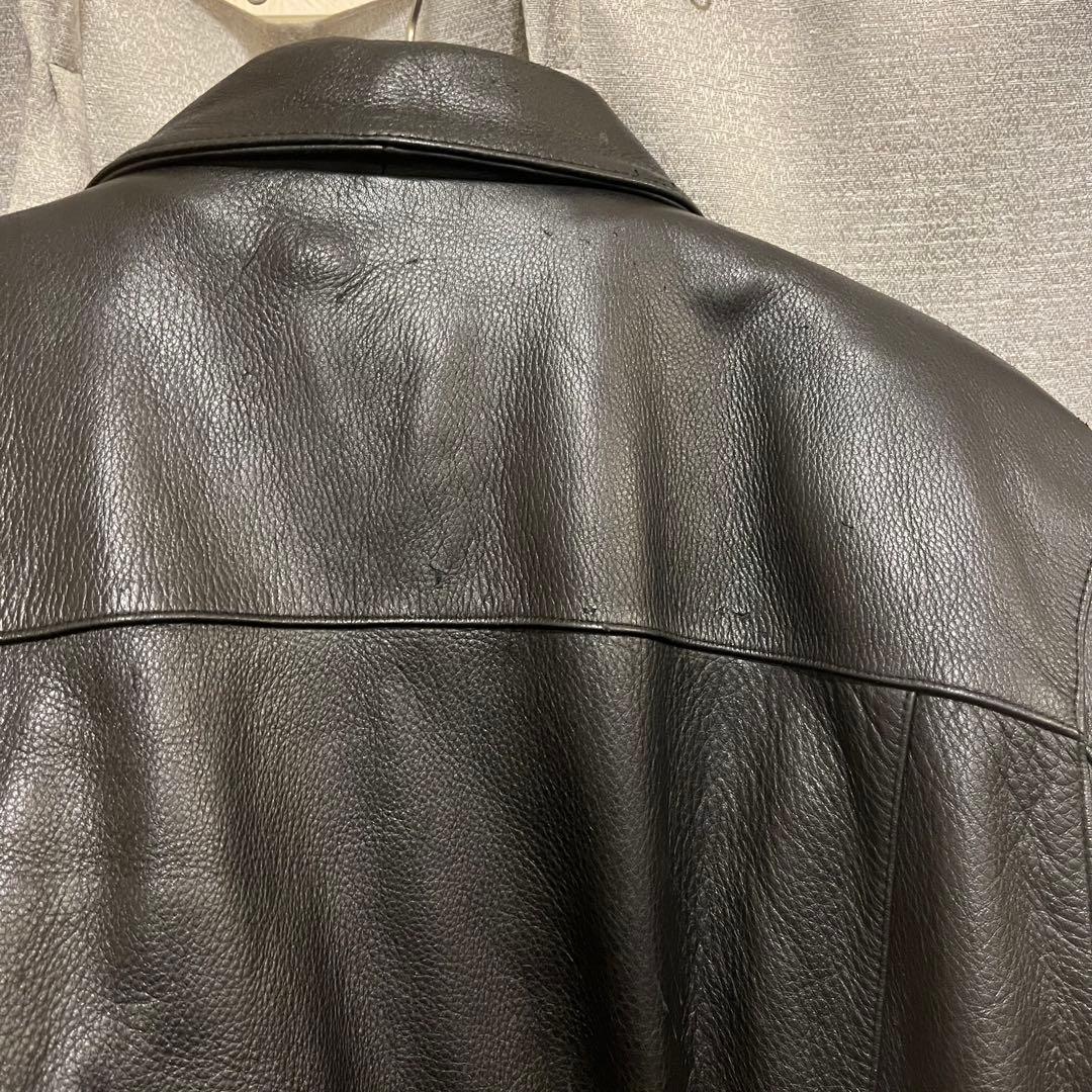 WILSONS LEATHER 90s レザー シングル ライダースジャケット