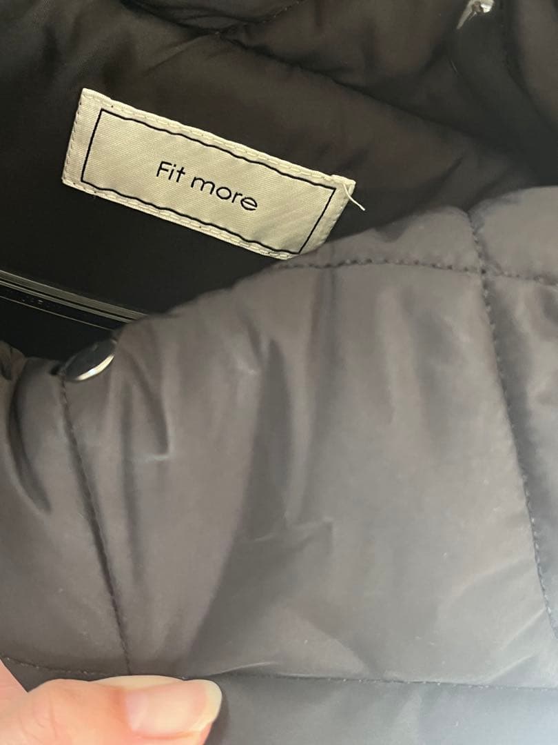 【専用】fit more フィットモア　中綿キルティング　ポンチョ　ダウン