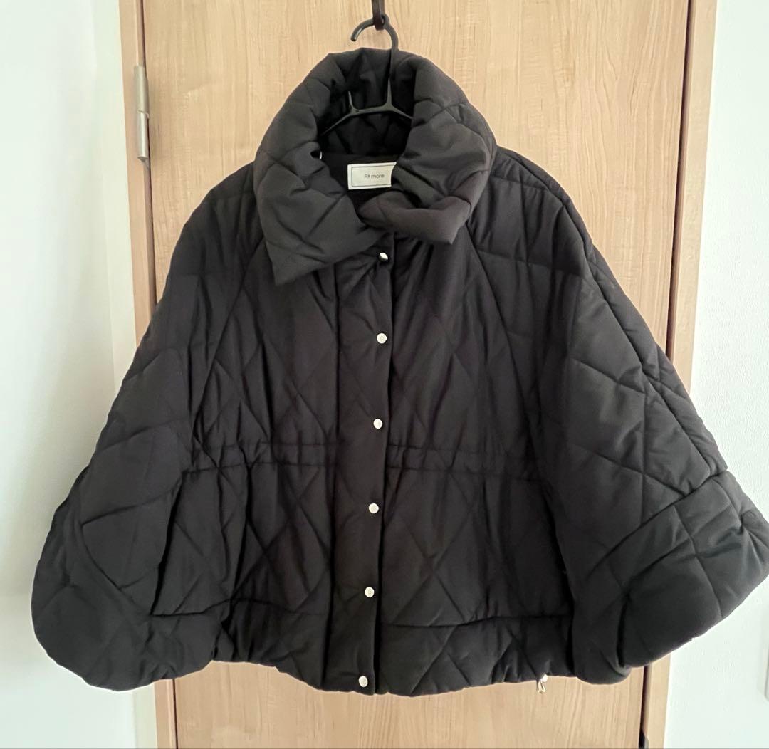 【専用】fit more フィットモア　中綿キルティング　ポンチョ　ダウン