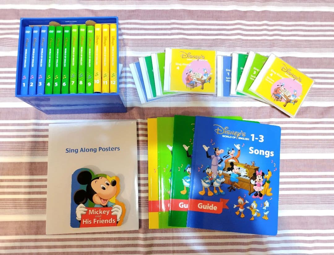 美品☆DWEシングアロングDVD＆CD ディズニー英語システムDVD 幼児英語
