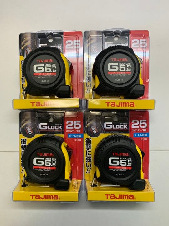タジマ Tajima スケール Gロック-25 GL25-55BL×4個