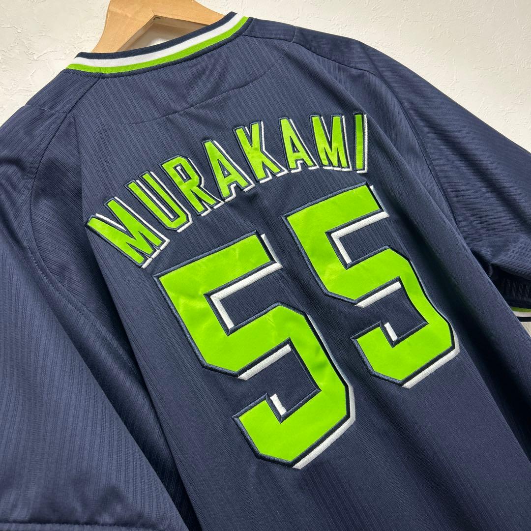 美品　東京ヤクルトスワローズ　村上宗隆選手ユニフォーム　LL Majestic