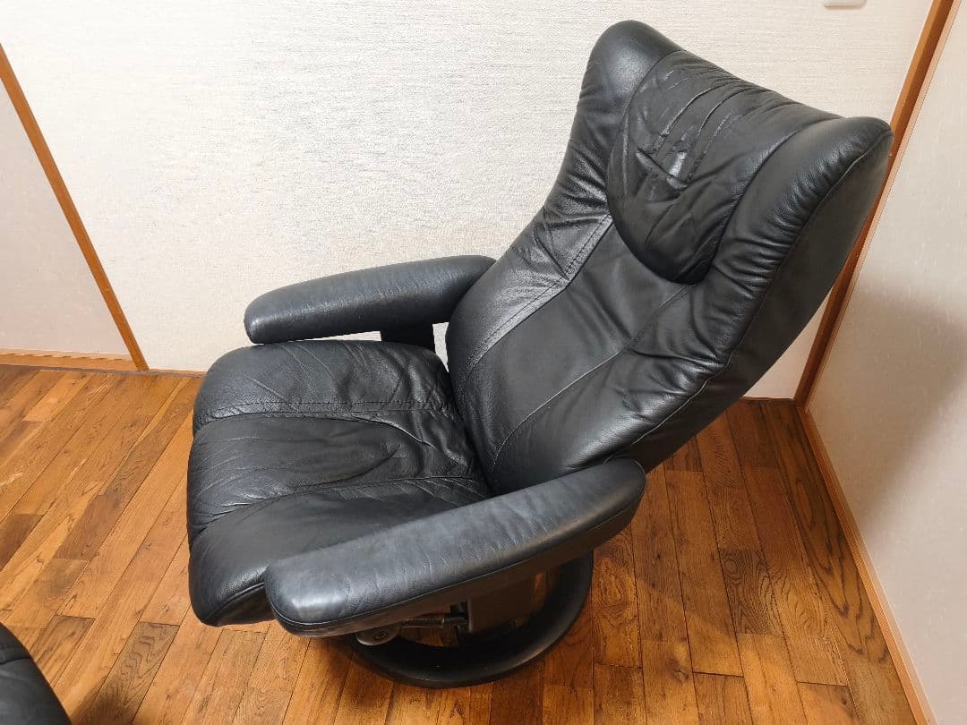 【高級】EKORNES エコーネス ストレスレス 本革 リクライニングチェア