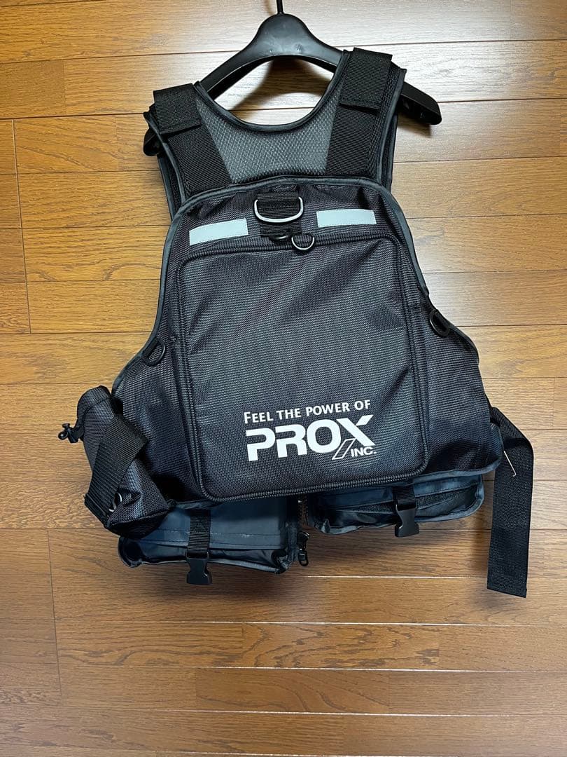 PRO X フィッシングフローティングベスト フリーサイズ(ブラック)