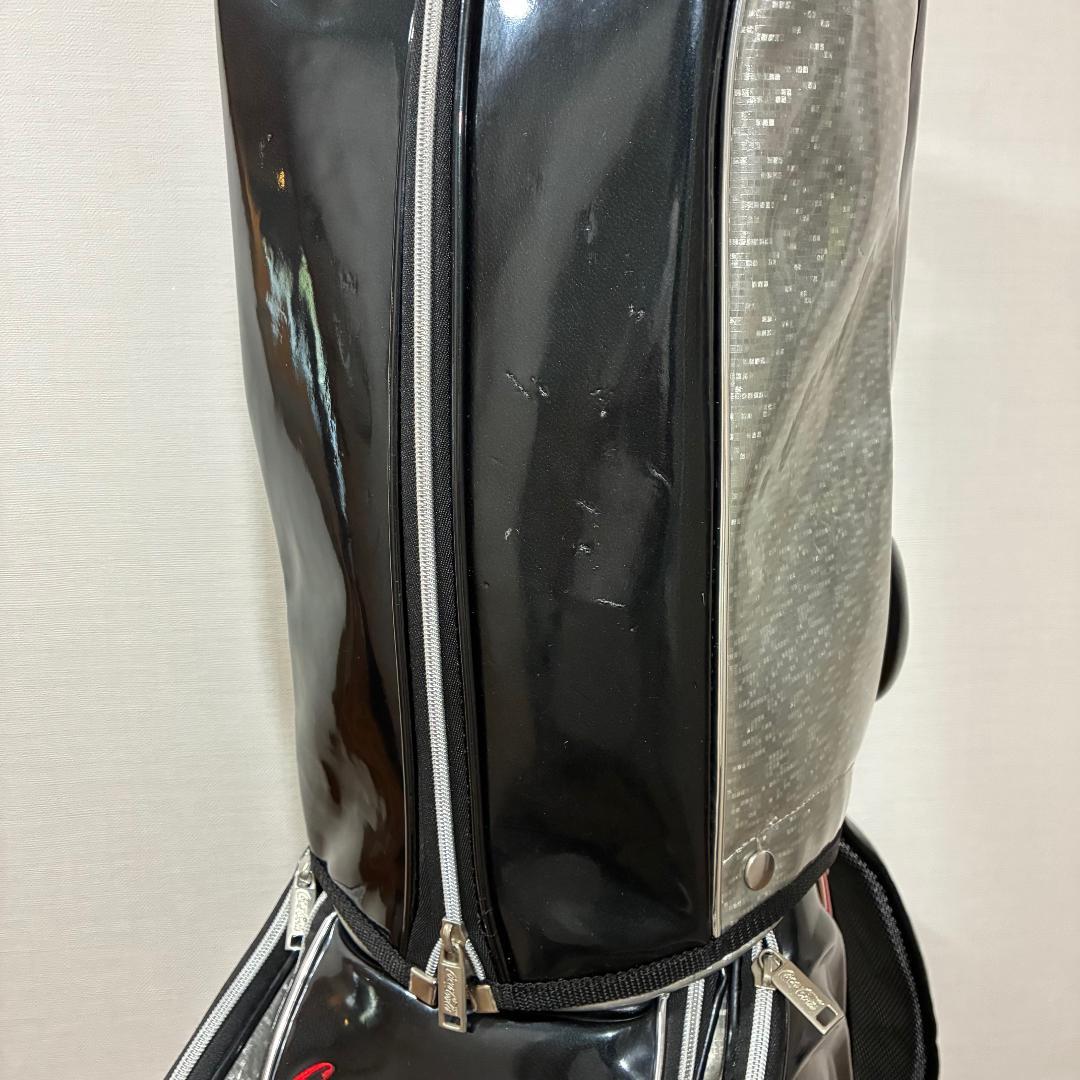 美品 希少 ゴルフ キャディーバッグ メンズ コカコーラゼロ CocaCola