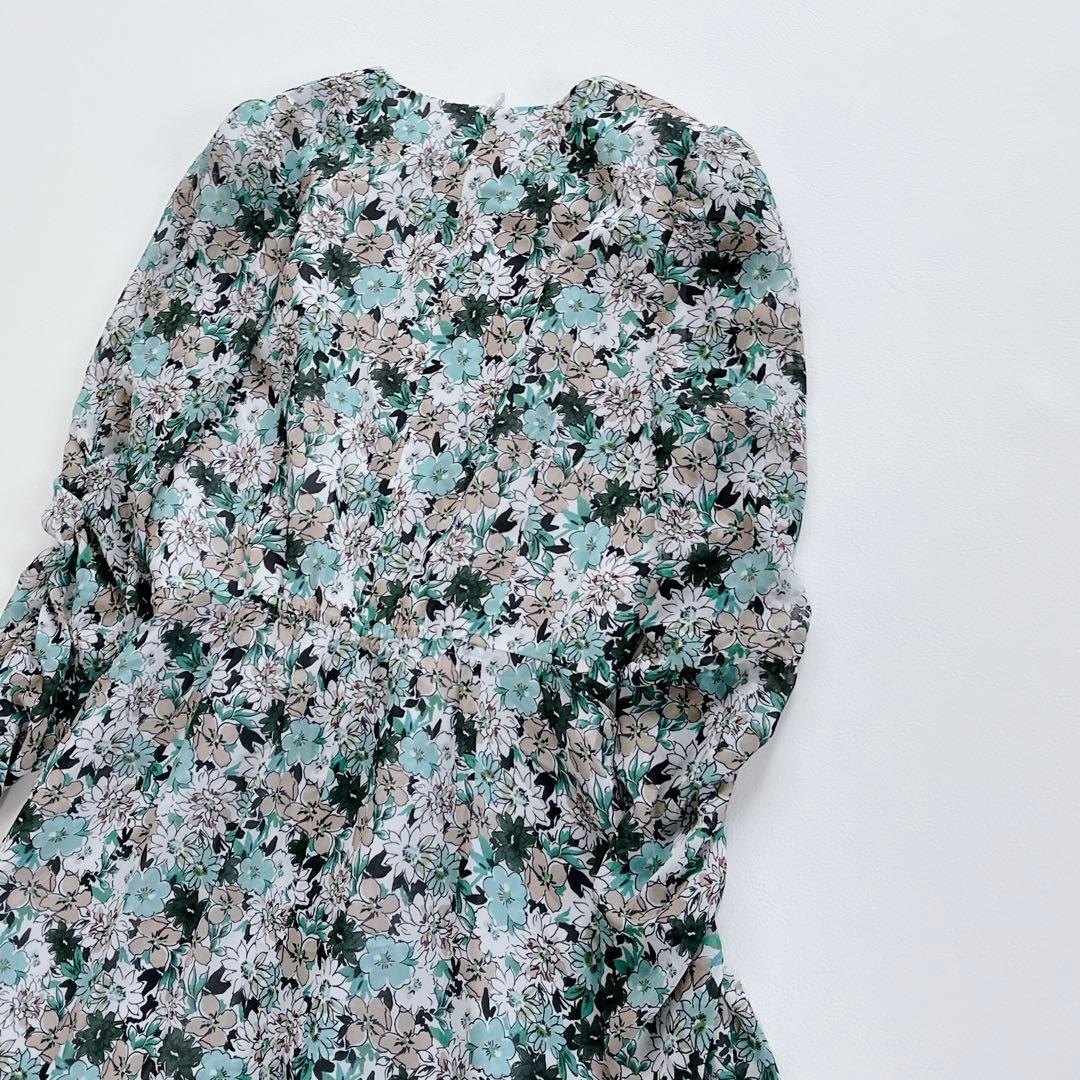 美品✨24AW LOULOU WILLOUGHBY 小花プリント ワンピース