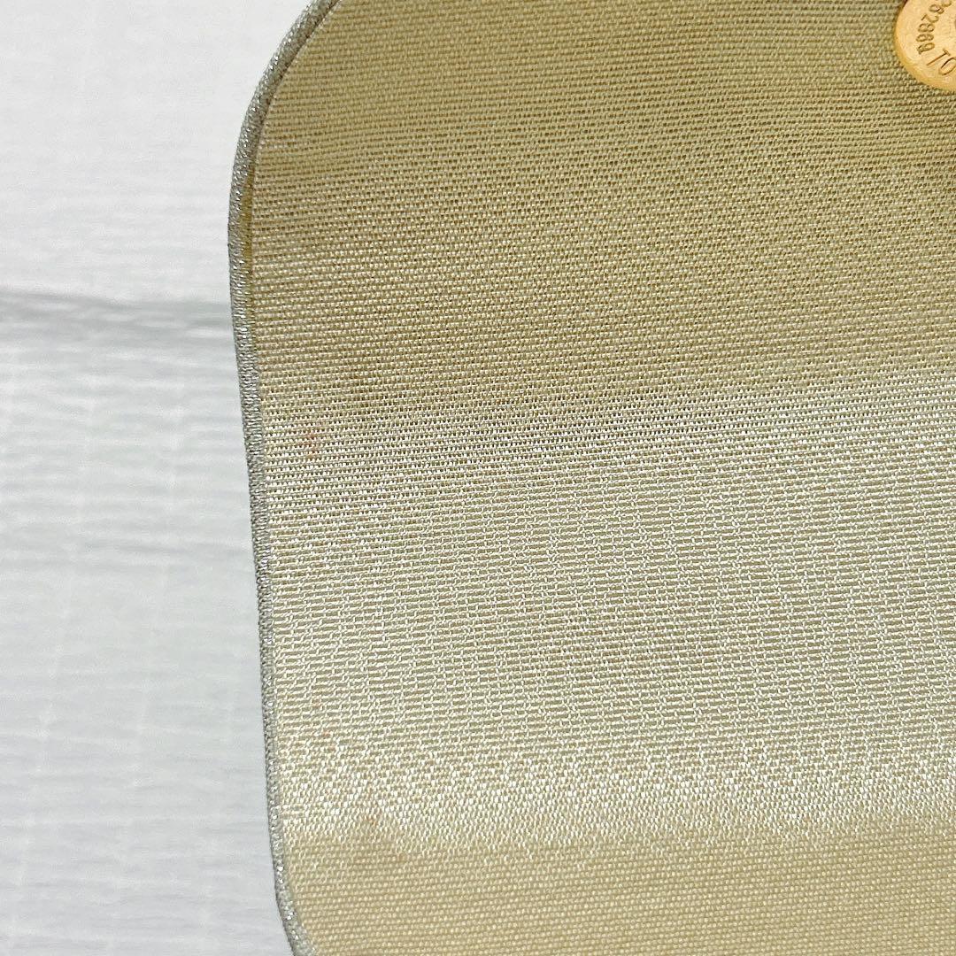 【専用】衿秀　和装バッグ　フォーマル　正絹　金糸　シャンパンゴールド系