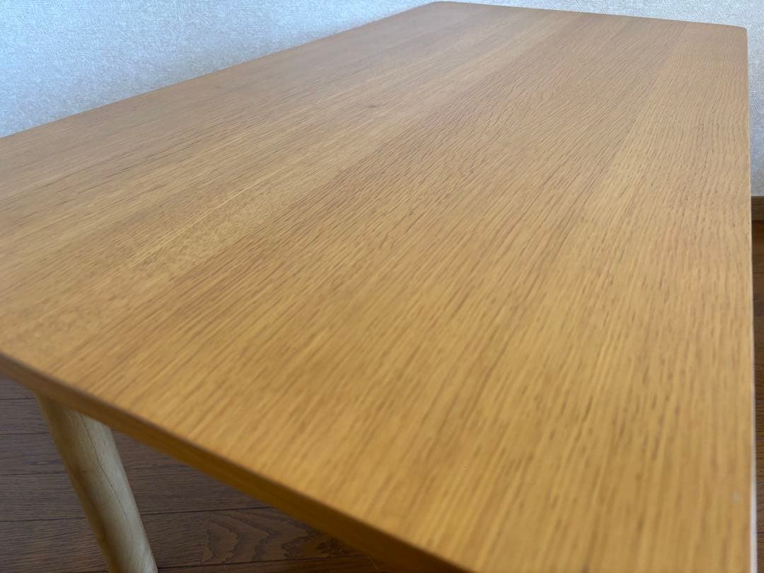 【値下げ！】［無印良品］木製ミドルテーブル•オーク材