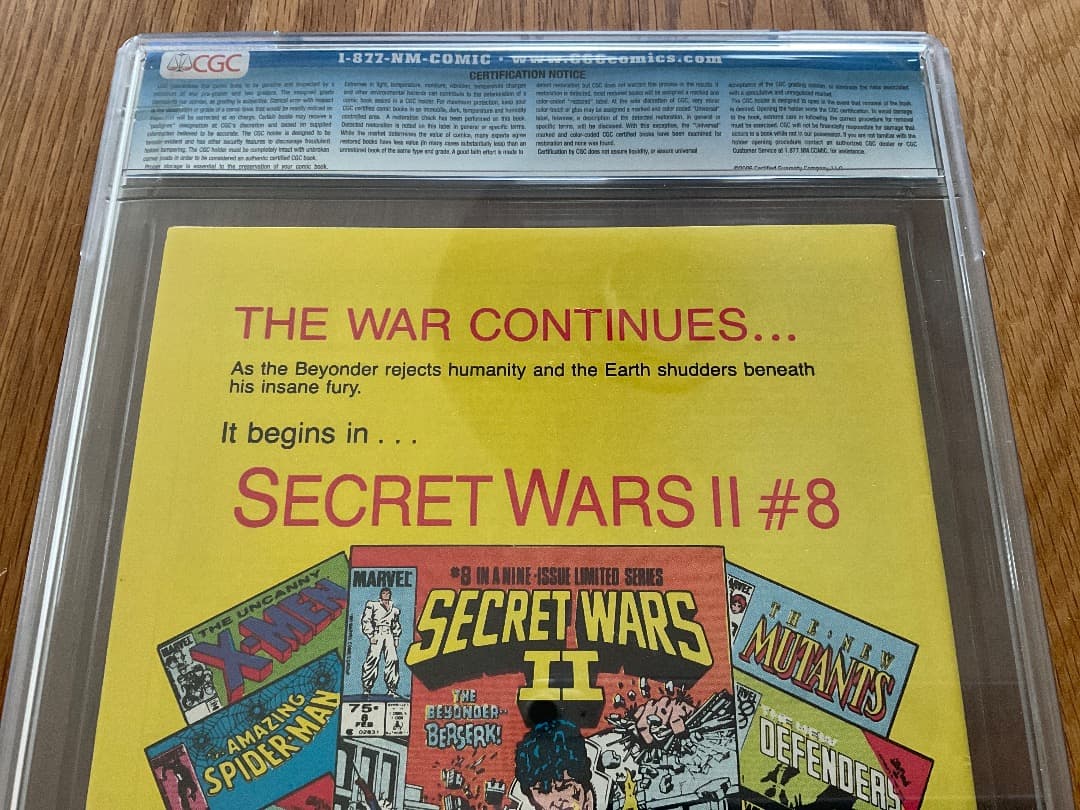 値下げ❗️X-factor #1 元X-men CGC 9.6 アメコミリーフ