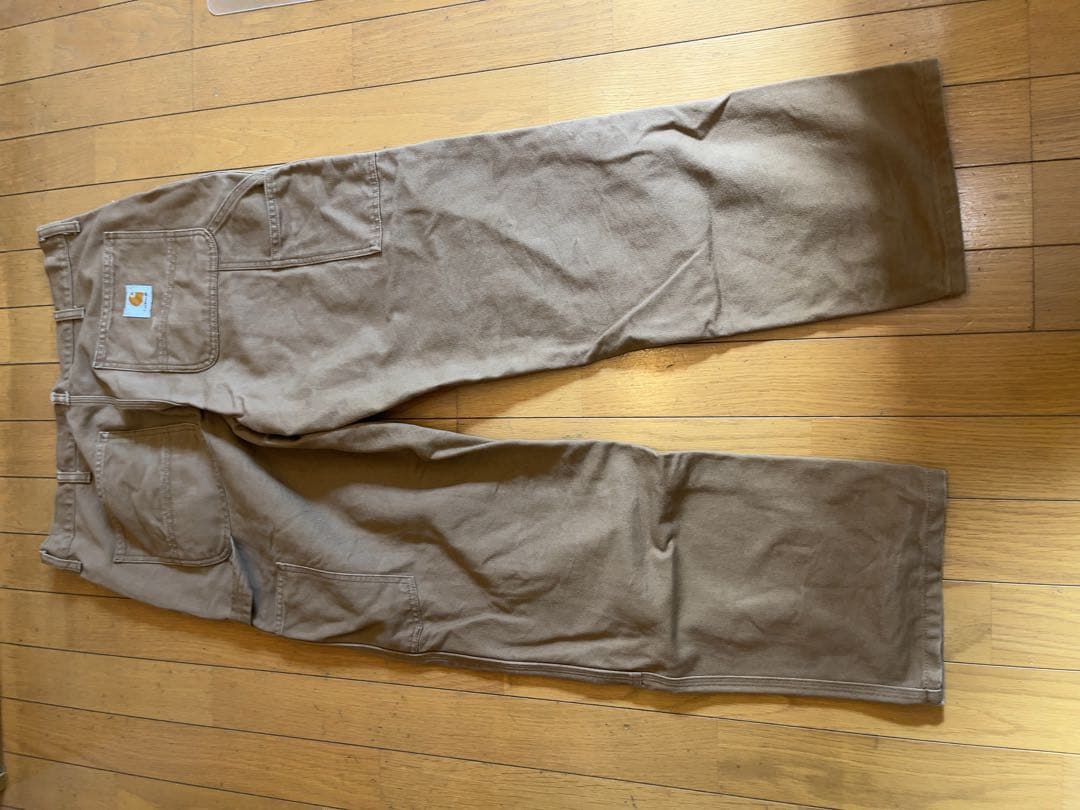 Carhartt ダブルニーパンツ 34 x 32 ベージュ