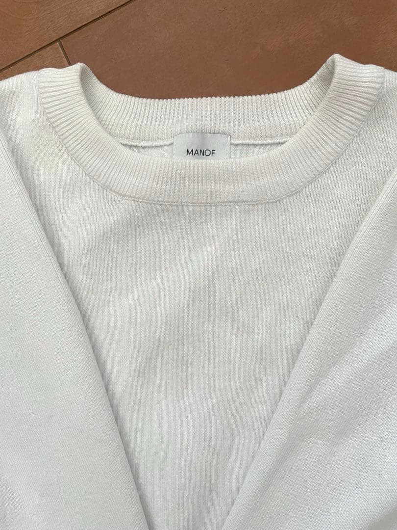 manof マノフ WAIST PINCH KNIT TOPS 完売品