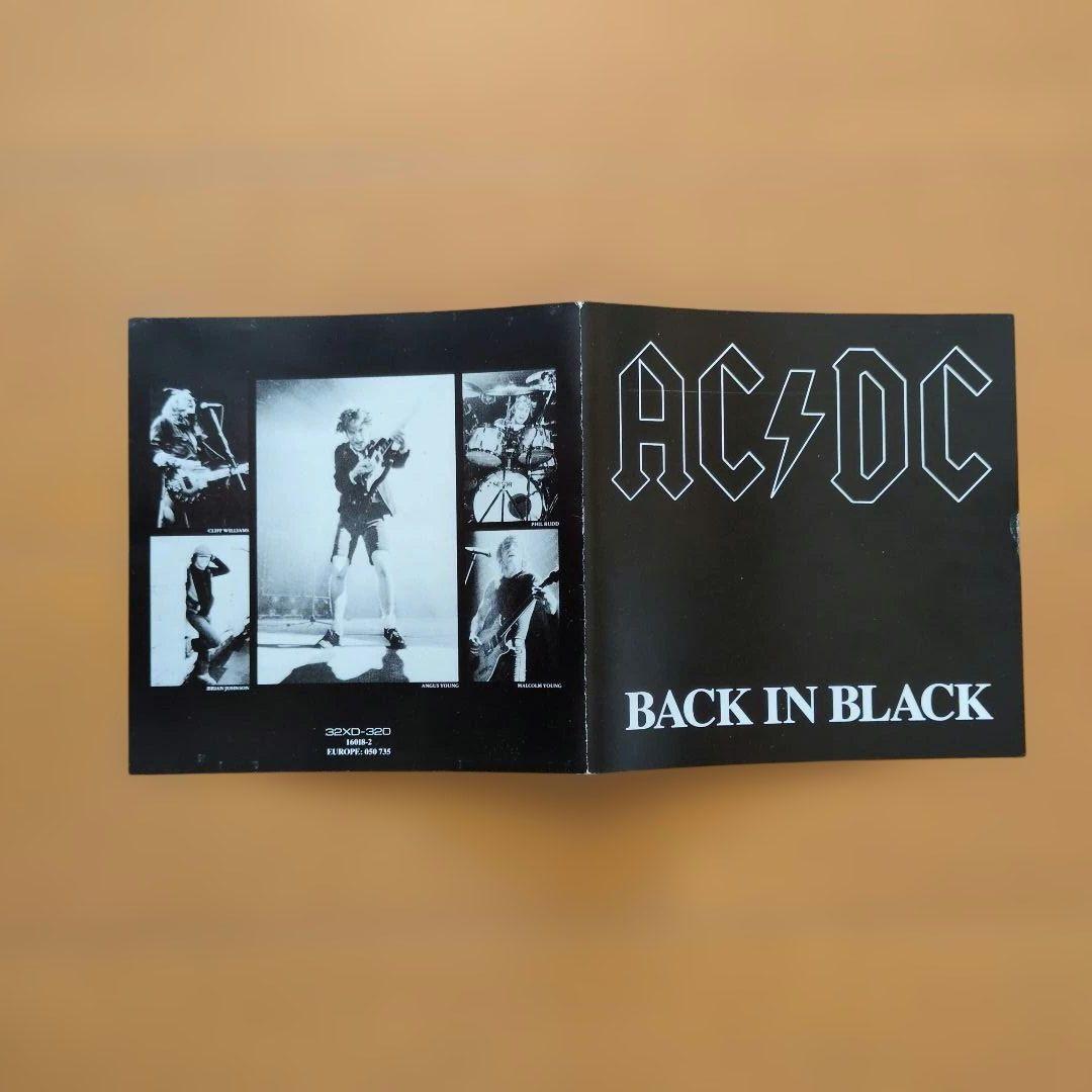 《盤面すり傷見られます》【シール帯】AC/DC／BACK IN BLACK CD