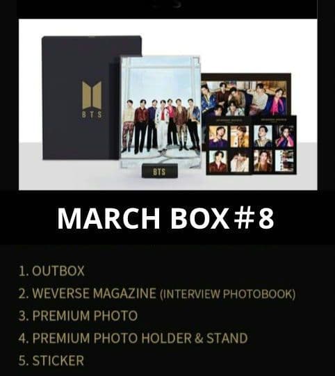 BTS MERCH BOX 8　ファンクラブ限定マーチボックス＃８