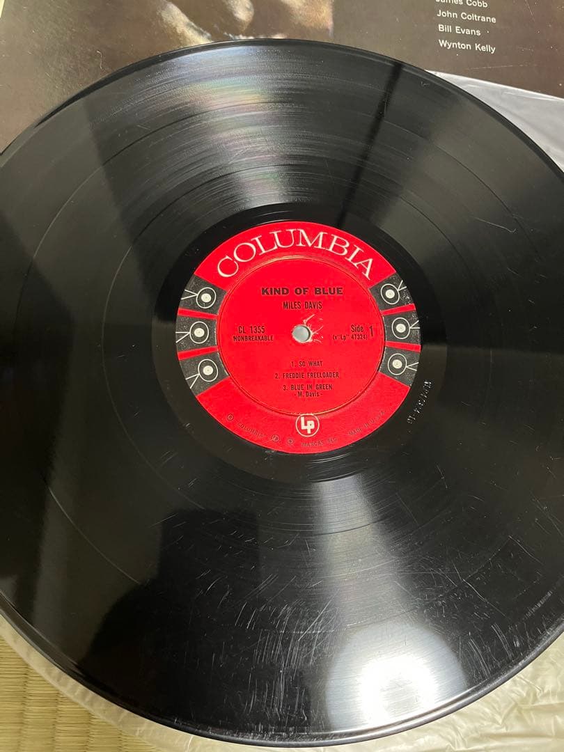 マイルスデイビス 名盤 LPレコード カインドオブブルー USオリジナル盤
