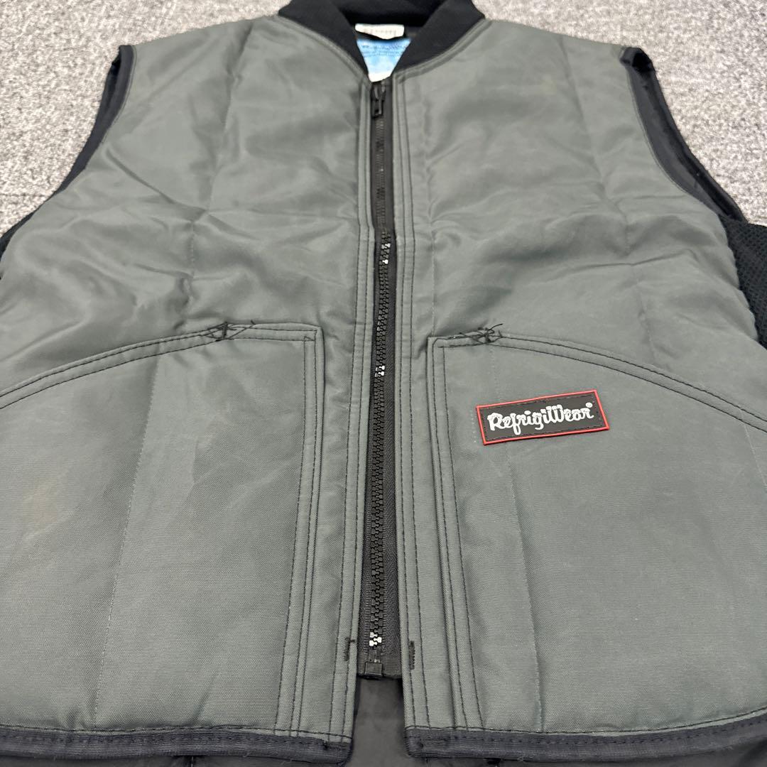 99RefrigiWear グレー キルティングベスト
