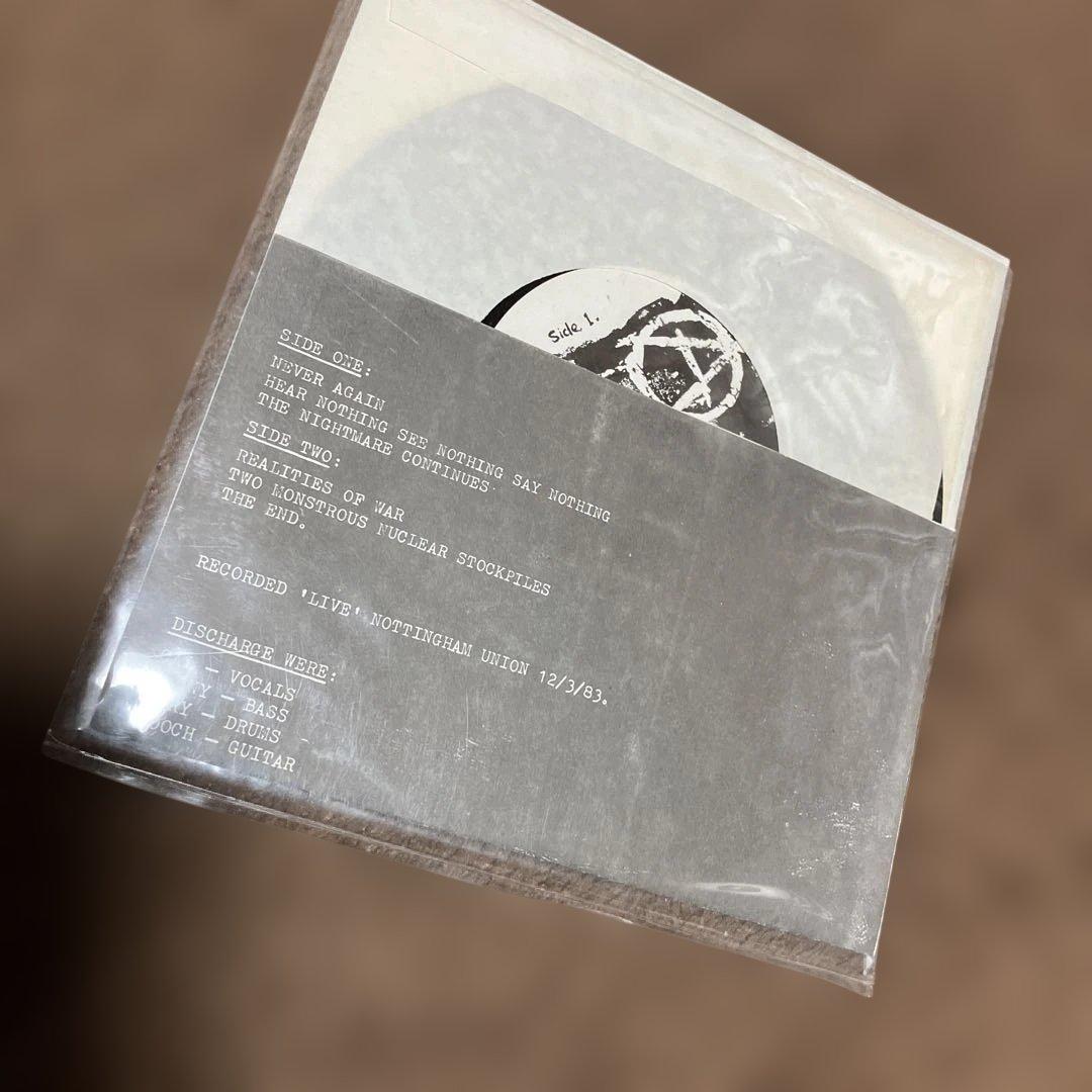 洋楽 discharge live Nottingham Union 12/3/83