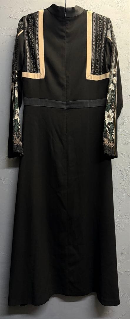 MURRAL framed flower dress black サイズ1