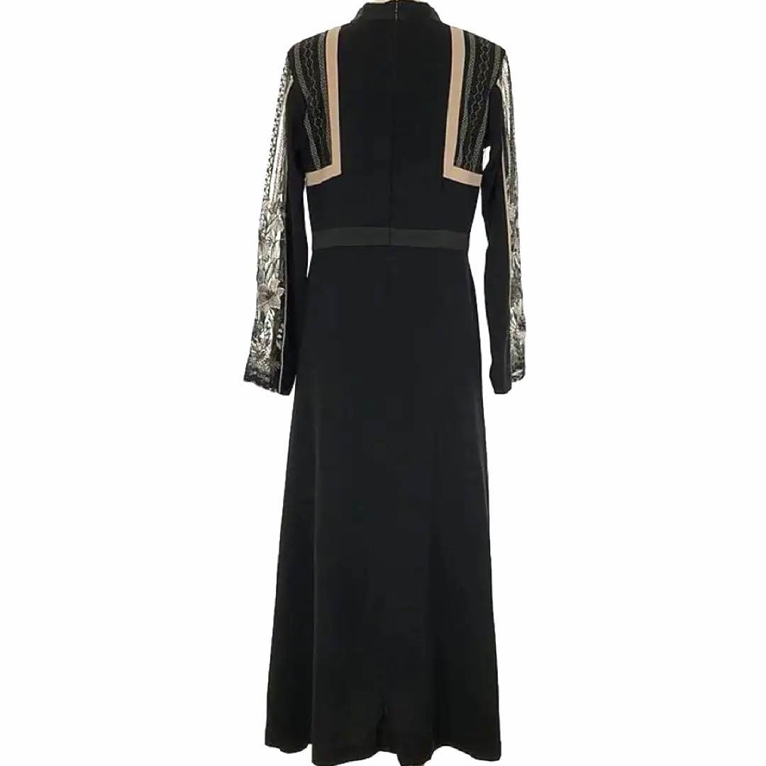 MURRAL framed flower dress black サイズ1