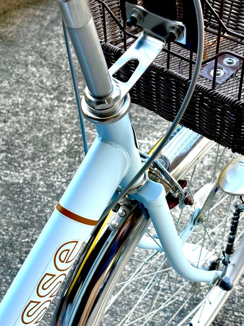 子供　自転車　6段　esse 24インチ　水色