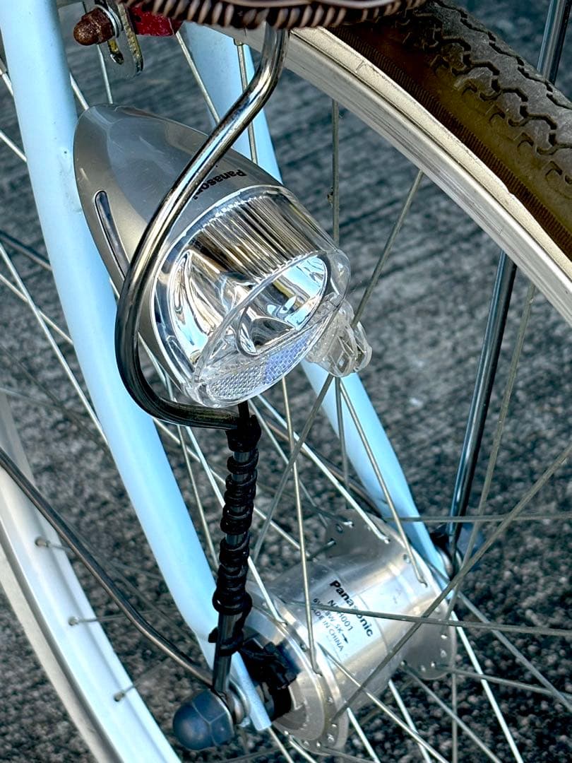 子供　自転車　6段　esse 24インチ　水色