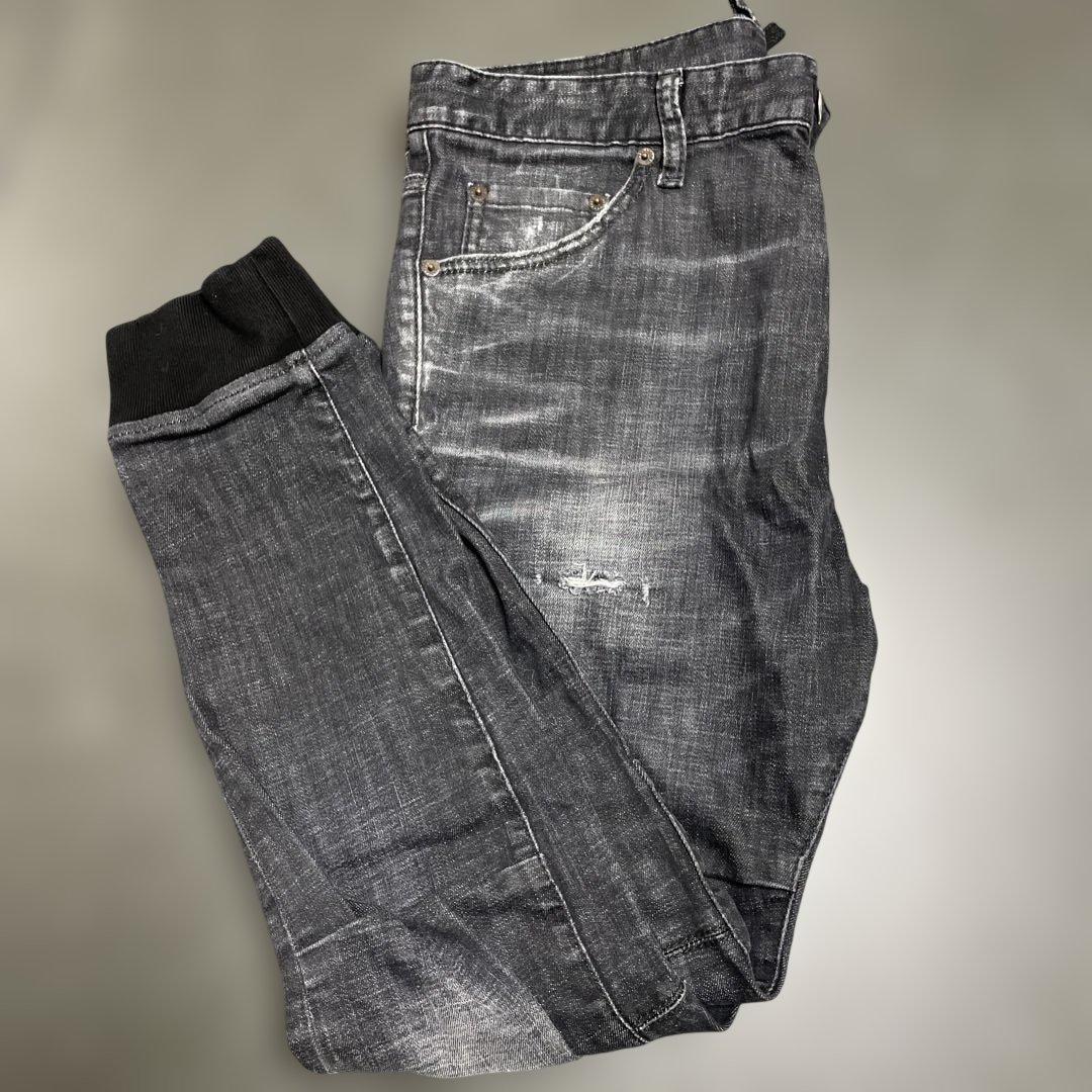【DSQUARED2】ダークグレー スリムフィットデニム