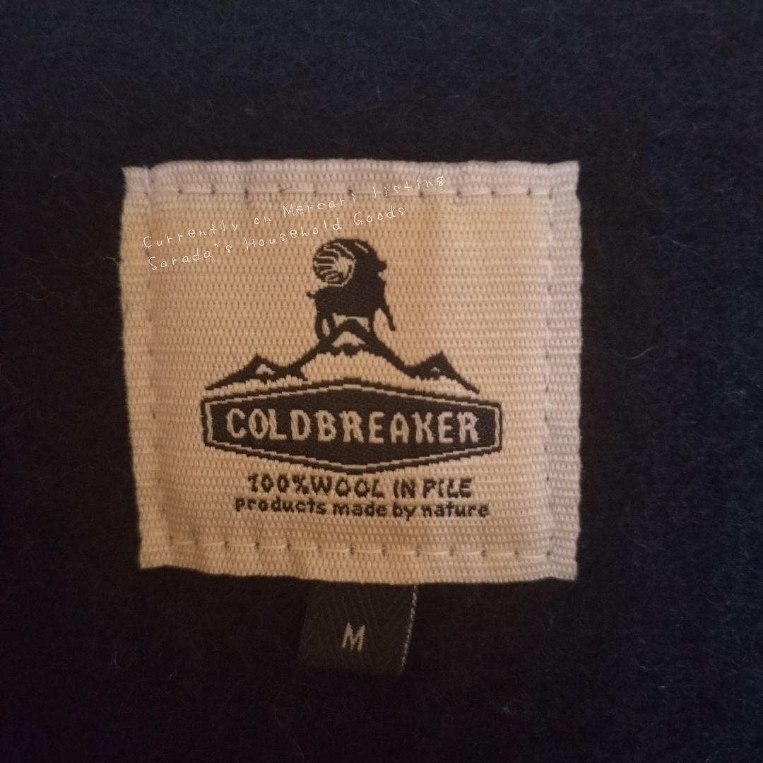 美品　COLD BREAKER　パイピングボアベスト　黒