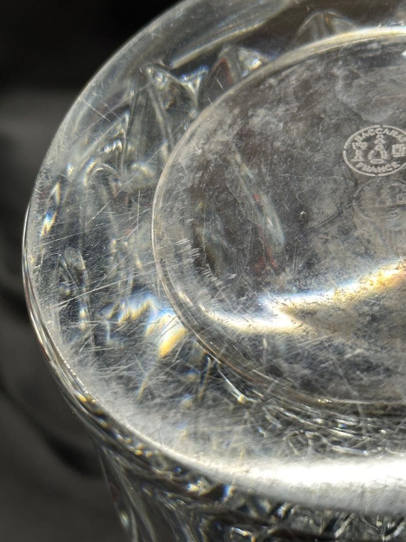 【USED】Baccarat バカラ　花瓶　ベース　VASE 24.5cm