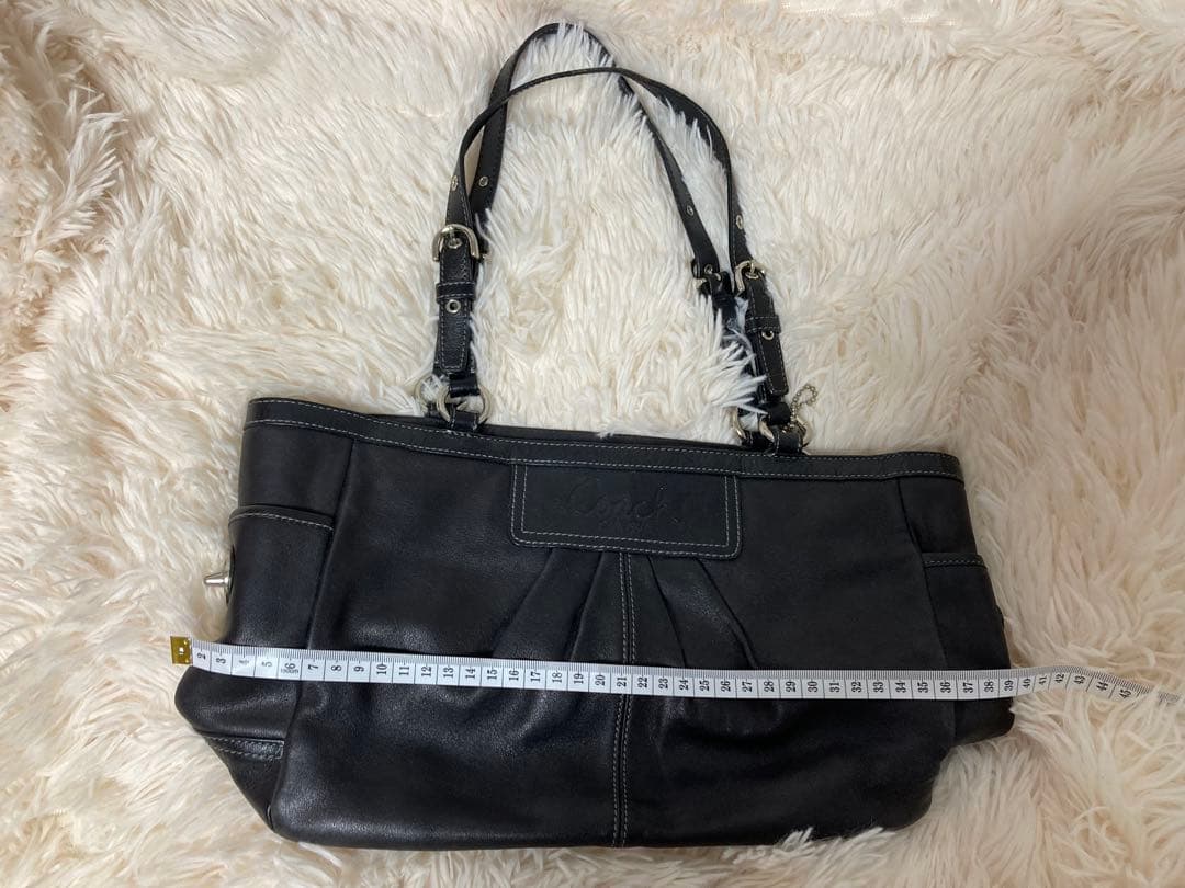 ☺︎様　Coach ブラックレザー トートバッグ