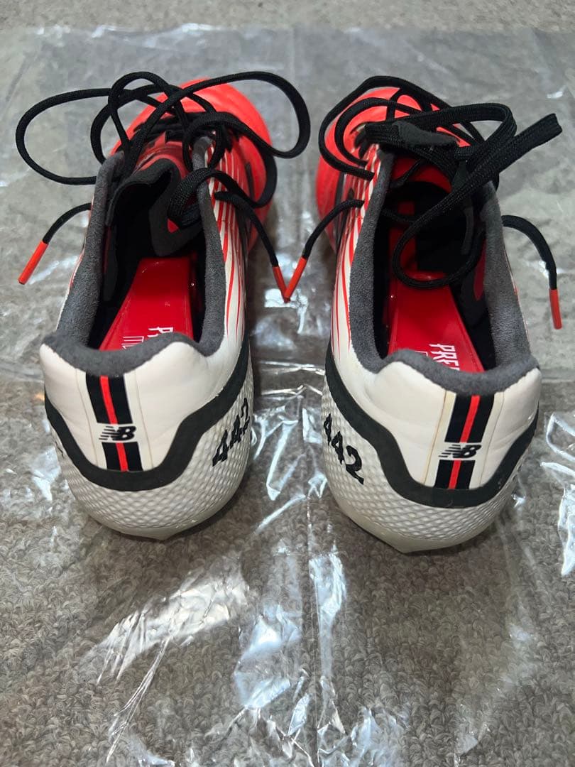 New Balance 442 PRO FG 27cm サッカースパイク 赤